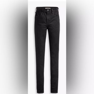 Levi’s 721 high rise skinny black jeans